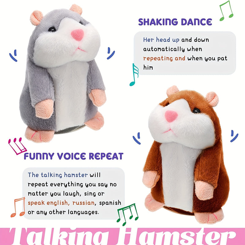 Hamster Interactivo de iTechjoy – Amigo y Maestro Parlante para Niños 3-8, Regalo Perfecto para Festividades - SACASUSA