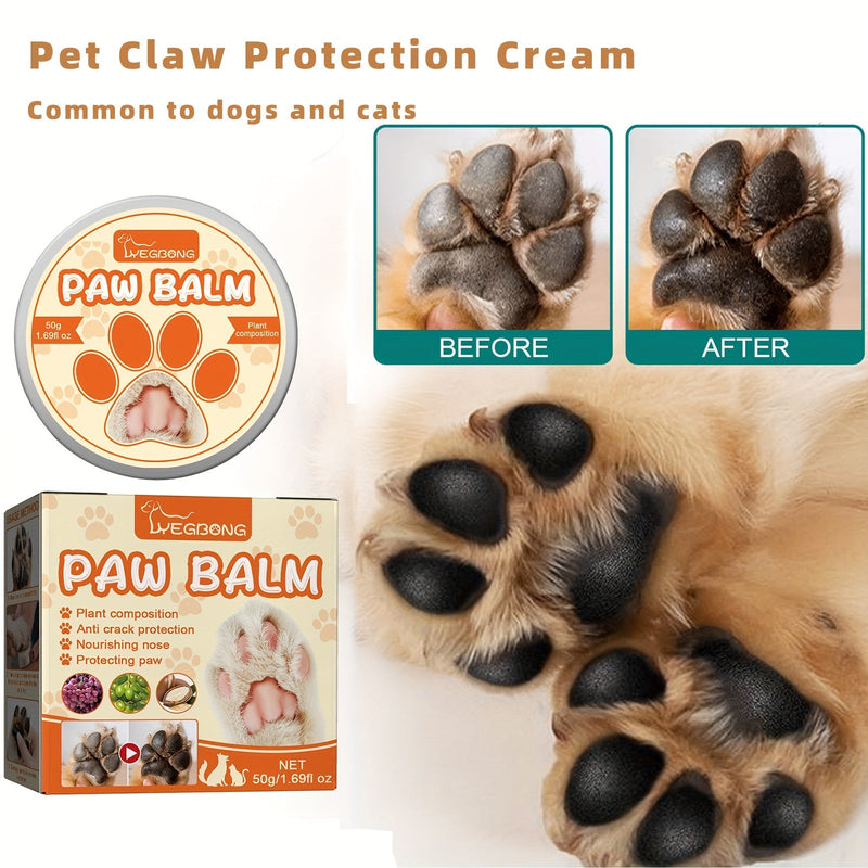 1 Bálsamo para garras para mascotas Almohadilla para limpiar la suela del pie, Aceite protector para garras, ideal par para el cuidado de mascotas - SACASUSA