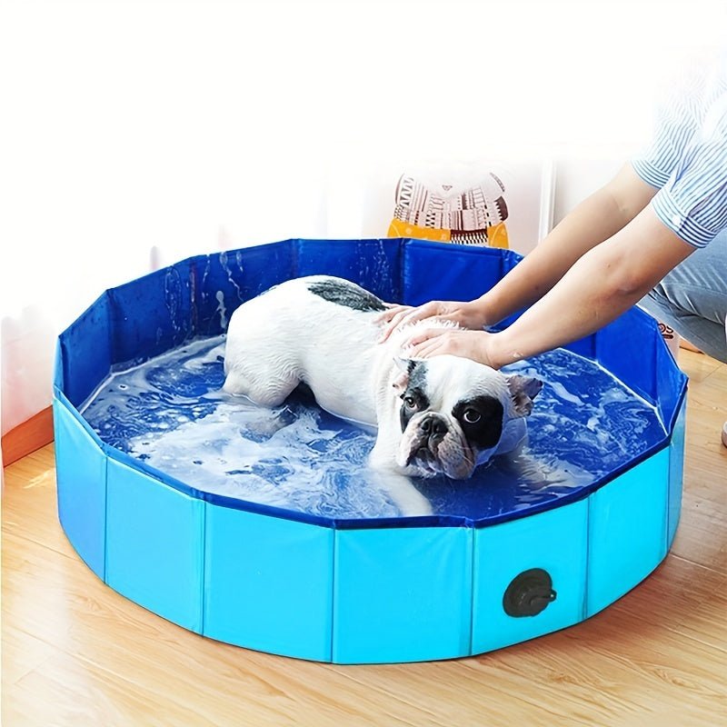 1 Bañera De Ducha Plegable Para Mascotas, Baño Para Mascotas, Piscina, Bañera Portátil Para Perros Y Mascotas - SACASUSA
