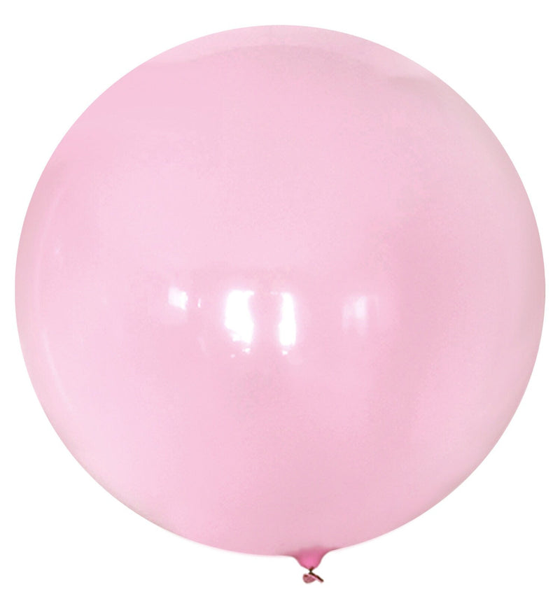 36 pulgadas redondo 5 piezas pastel macarrón rosa espesar látex globos gigantes baby shower género revelar cumpleaños boda compromiso fiesta decoración - SACASUSA