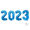 40 pulgadas Jumbo 2023 Fiesta de graduación Globos de graduación Decoraciones de Nochevieja Oro rosa Plata Negro Rosa fuerte Globo azul Banner Flotador de helio - SACASUSA