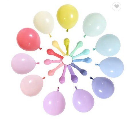 5 pulgadas 2400 pc 12 Macaron Mix Surtido de colores aleatorios Rosa Púrpura Blanco Azul Verde Látex Mini globos Baby Shower Cumpleaños Decoración de boda - SACASUSA