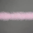 Boas artesanales de plumas de marabú de 22 gramos y 2 yardas, boa de marabú rosa caramelo, 2 yardas para adornos de bricolaje, manualidades para niños, disfraces de carnaval y Halloween - SACASUSA