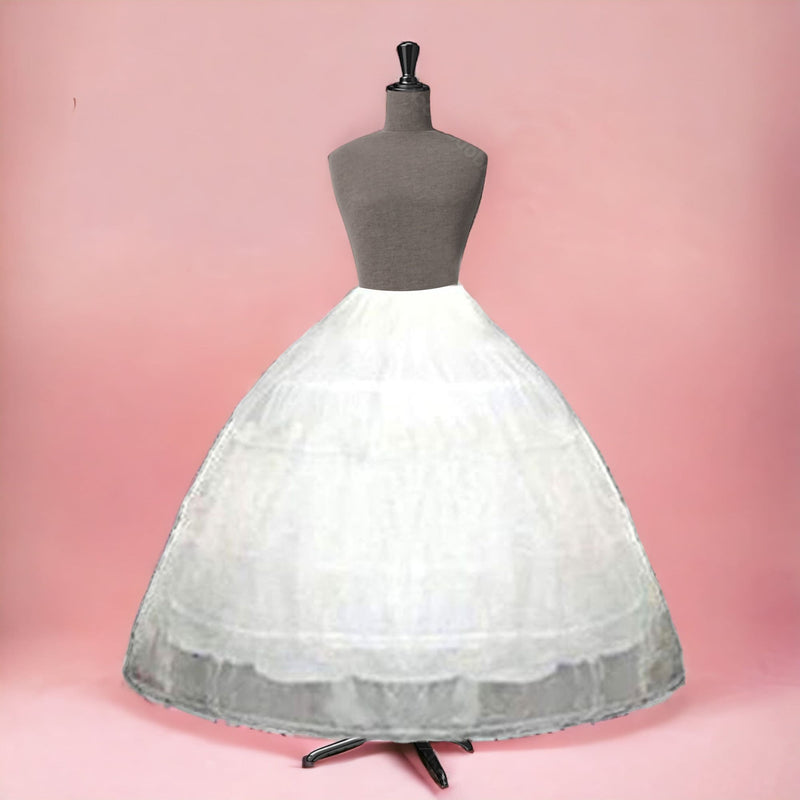 Enagua ajustable de 4 aros de tamaño súper completo para boda, red, capas de tul, falda, enagua, vestido de novia, disfraz de Halloween, vestido de fiesta