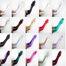 Extra largos fucsia 23 pulgadas sobre el codo Guantes de satén nupciales de grado A Fiesta de Halloween Cosplay Formal Años 20 Longitud operativa Fiesta rugiente Fiesta de graduación - SACASUSA