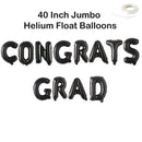 FELICITACIONES GRAD- Globos DIY con letras gigantes de 40" Decoraciones para fiestas de graduación Oro rosa, rosa, plata, oro, globos negros Decoración Flotador de helio - SACASUSA