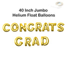 FELICITACIONES GRAD- Globos DIY con letras gigantes de 40" Decoraciones para fiestas de graduación Oro rosa, rosa, plata, oro, globos negros Decoración Flotador de helio - SACASUSA