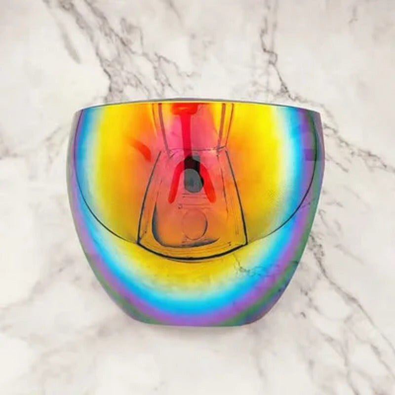 Gafas de Sol Coloridas Anti-Vaho y Anti-Salpicaduras Estilizadas para Mujeres con Diseño de Máscara Espacial: Lente y Armazón de Policarbonato, Ideales para el Uso Diario de Gafas Decorativas - SACASUSA