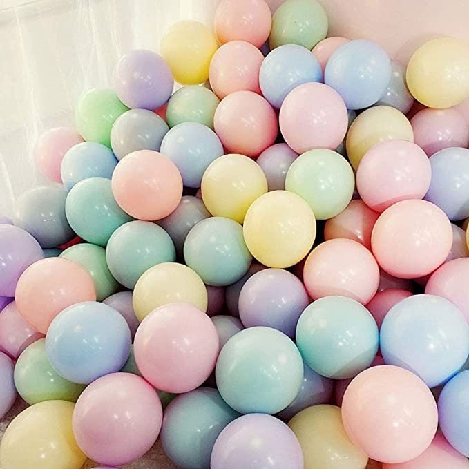 Juego de 100 globos de látex Macaron de 10 pulgadas en oro rosa para baby shower, revelación de género, cumpleaños, boda, compromiso, decoración de aniversario - SACASUSA