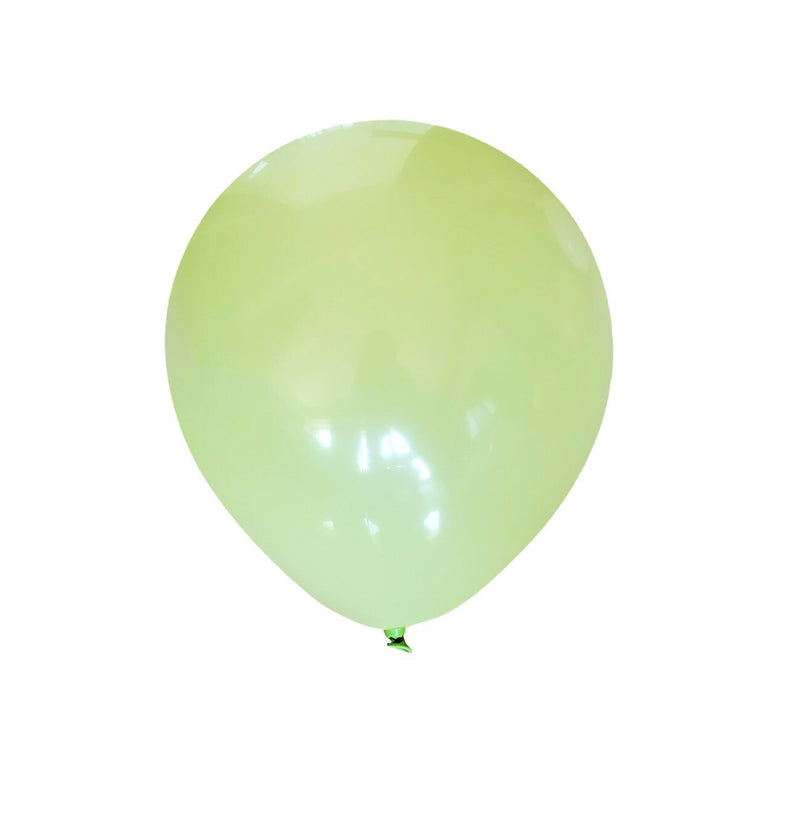 Juego de 100 globos de látex macarrón de 10 pulgadas, color verde claro pastel, para baby shower, revelación de género, cumpleaños, boda, compromiso, decoración de aniversario - SACASUSA