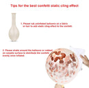 Juego de decoraciones de globos de feliz cumpleaños de oro rosa de 16 pulgadas: pancarta de letras de 13 piezas, lámina de estrella gigante de 2 piezas, confeti de 4 piezas, globos de látex de 6 piezas - SACASUSA