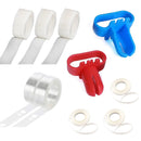 Kit de tiras para decoración de globos, guirnalda de arco, tira de cinta para globos de 32 pies, 10 clips de flores, herramienta para atar, 300 puntos de pegamento para fiesta, Baby Shower - SACASUSA