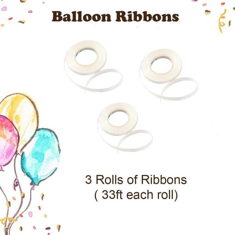 Kit de tiras para decoración de globos, guirnalda de arco, tira de cinta para globos de 32 pies, 10 clips de flores, herramienta para atar, 300 puntos de pegamento para fiesta, Baby Shower - SACASUSA