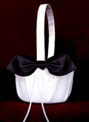 Nudo de amor nupcial, lazo de satén, cesta de flores para niña, accesorios de boda, marfil, blanco, negro, marrón, rojo, rosa, Borgoña, vino, hermosa cinta - SACASUSA