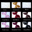 Nudo de amor nupcial, lazo de satén, libro de recepción de invitados, firmas, accesorios de boda, marfil, blanco, negro, marrón, rojo, rosa, Borgoña, vino - SACASUSA