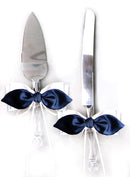 Nupcial Amor Nudo Satén Arco Pastel Cuchillo Servidor Set Accesorios de Boda Regalos Favores Marfil Blanco Negro Marrón Rojo Rosa Borgoña Vino Fotografá­a - SACASUSA