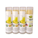 Paquete de 4 bálsamos labiales orgánicos certificados por USDA. Cavegirl Mine Sabor a limonada orgánica vegana Hecho en Estados Unidos. Libre de parabeno. Reparar labios secos y agrietados - SACASUSA