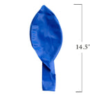 Paquete de 5 globos redondos de látex gruesos de 36 pulgadas, color azul, para baby shower, revelación de género, cumpleaños, boda, compromiso, decoración del hogar - SACASUSA