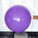 Paquete de 5 unidades de 36 pulgadas, color morado, para Halloween, grueso, globos de látex gigantes, baby shower, género, revelación, cumpleaños, boda, compromiso, aniversario, decoración - SACASUSA