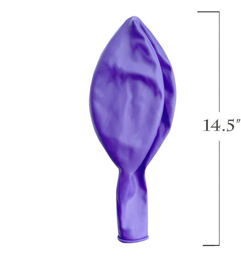 Paquete de 5 unidades de 36 pulgadas, color morado, para Halloween, grueso, globos de látex gigantes, baby shower, género, revelación, cumpleaños, boda, compromiso, aniversario, decoración - SACASUSA