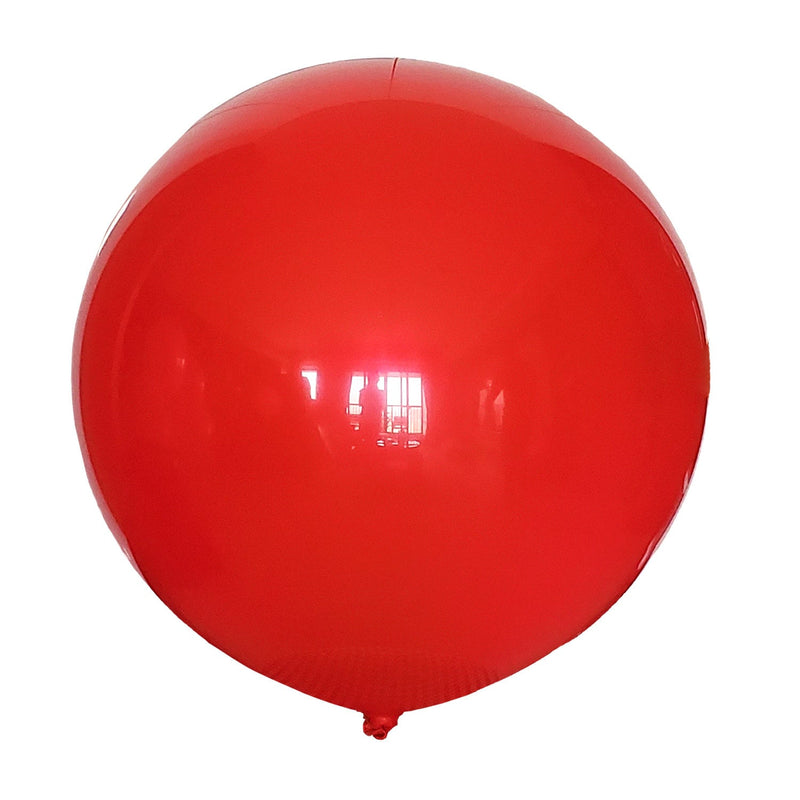 Paquete de 5 unidades de 36 pulgadas, color rojo macarrón, globos de látex gigantes gruesos, baby shower, género, revelación, cumpleaños, boda, compromiso, aniversario, decoraciones - SACASUSA
