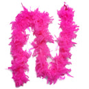 Paquete de 6 piezas de color rosa claro, lavanda, morado, verde menta, blanco, peso ligero, 45 gramos cada boas de plumas de pavo Chandelle, recuerdos de fiesta de cumpleaños para niños - SACASUSA