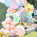 Paquete redondo de 36 pulgadas, 6 unidades, colores mezclados, globos gigantes de látex gruesos para Halloween, Baby Shower, género, revelación, decoración para fiesta de cumpleaños, boda - SACASUSA