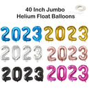 PROM 2023 -Globos con letras gigantes de 40 pulgadas Decoraciones de Nochevieja Fiesta de graduación Graduación Oro rosa Plata Negro Rosa intenso Globo azul Banner - SACASUSA