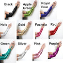 Verde Bosque Sin Dedos Sobre el Codo Brillante Metálico WetLook Elástico Guantes Extra Largos Fiesta de Disfraces de Halloween Cosplay Longitud Operal Mujeres - SACASUSA